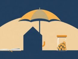 Illustration for "Emergency Fund Before Investing: How Much Is Enough?" showing emergency fund before investing