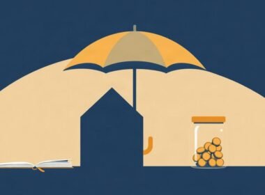 Illustration for "Emergency Fund Before Investing: How Much Is Enough?" showing emergency fund before investing